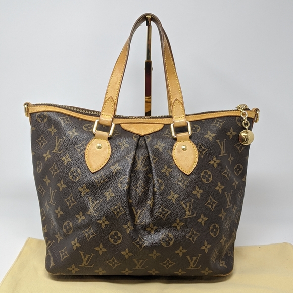 Louis Vuitton Palermo Handbag Monogram Canvas PM - Picture 2 of 13